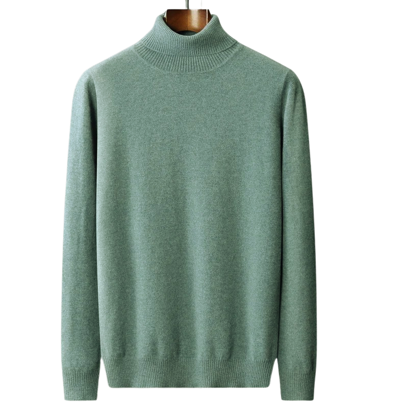 SeaGreen Turtleneck Pullover