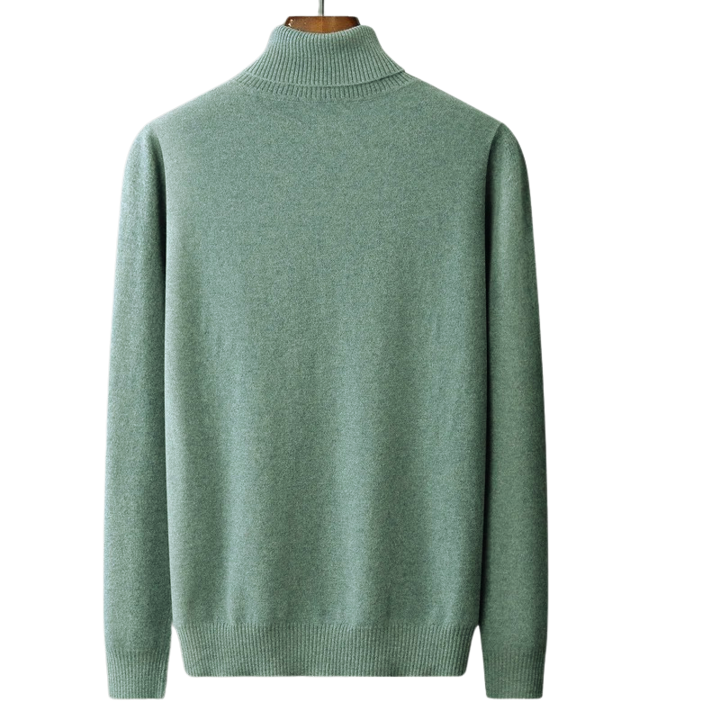 SeaGreen Turtleneck Pullover