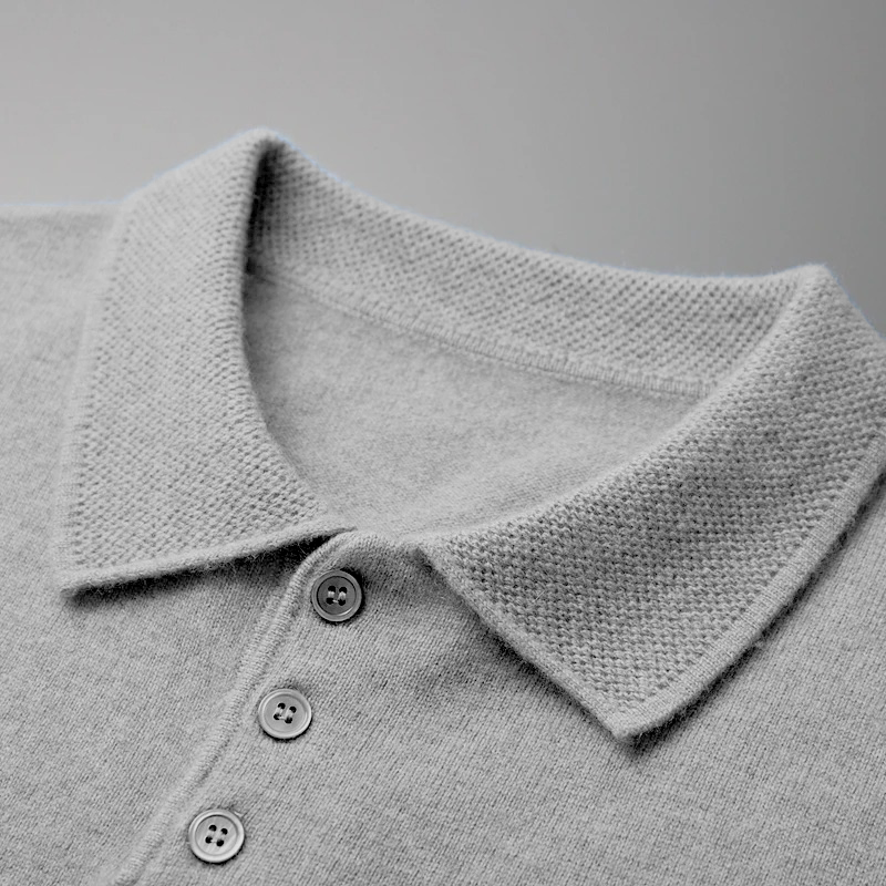 Grey Classic Polo