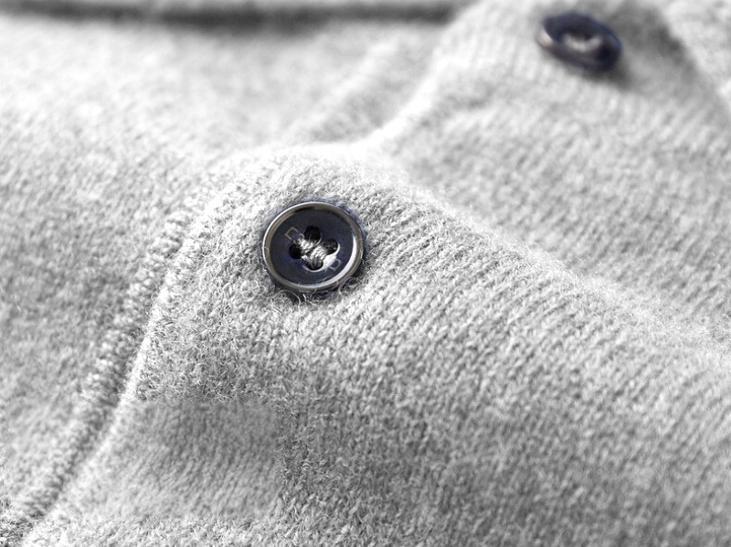 Grey Long Sleeve Polo