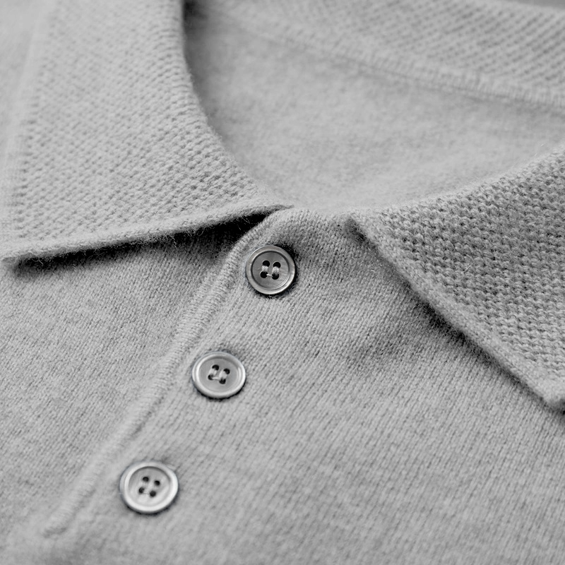 Grey Classic Polo